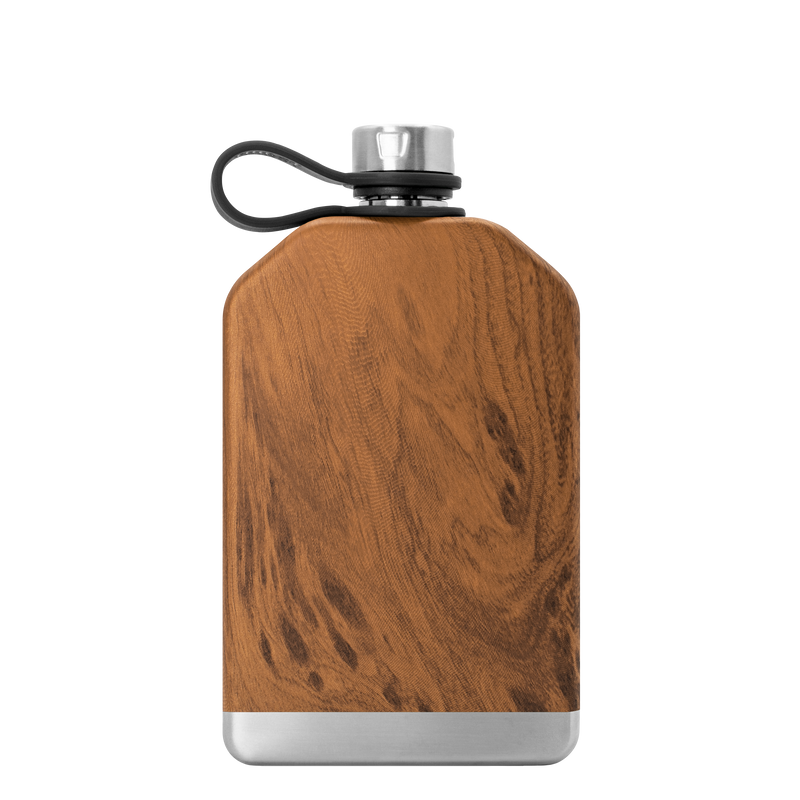 8 Oz Mirror Finish Hip Flask - Stainless Steel