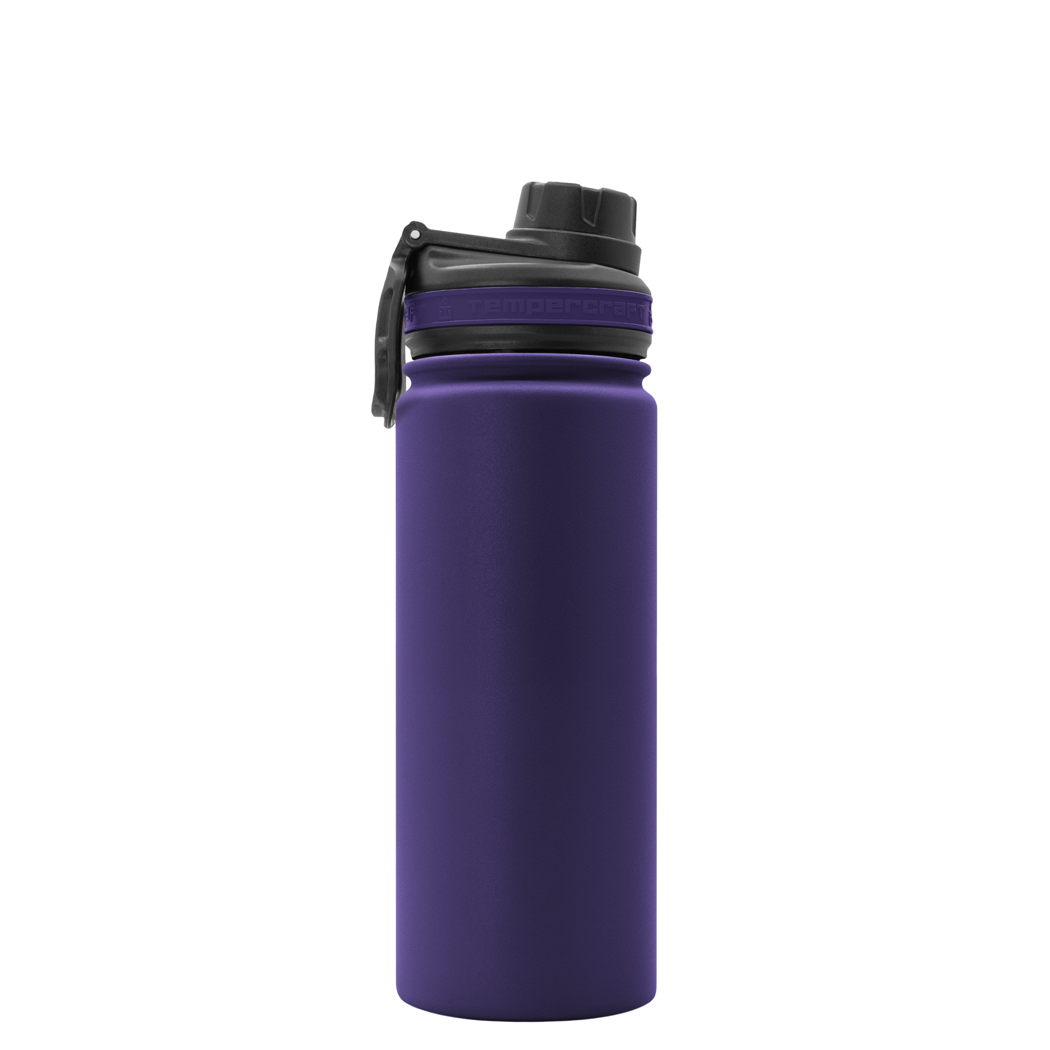 BOTTLE BOTTLE Insulated Water Bottle with Straw 2 lids 18oz 3 IN 1 Purple