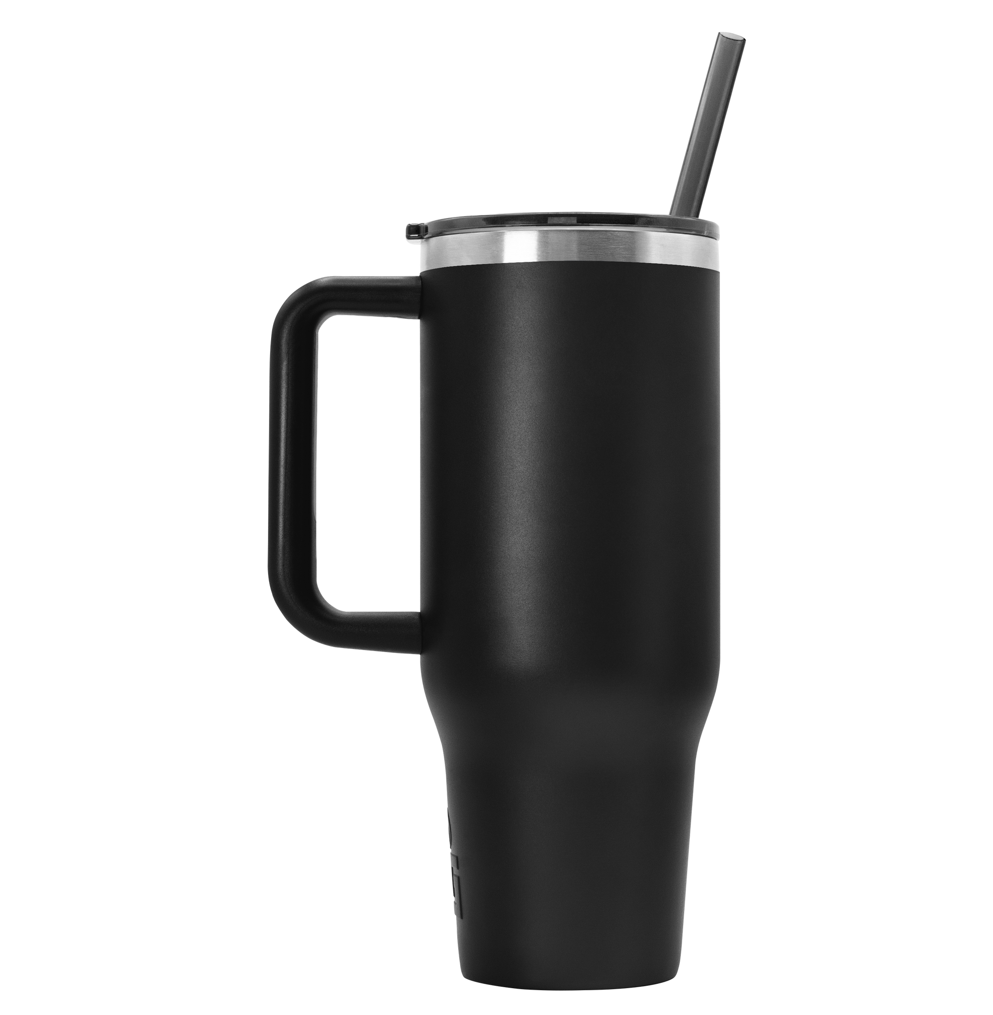 Black 40oz Tumbler With Handle